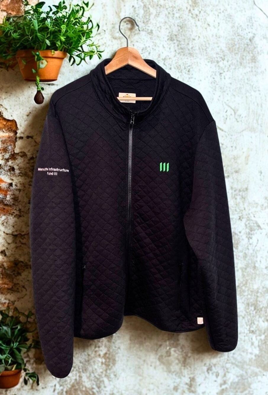 Marine Layer Corbet Quilted Jacket 2XL Manulife Infrastructure Fund III NWOT